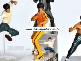 Boneco Bruce Lee - UNIFORME AMARELA (UNIDADE) - BANDAI